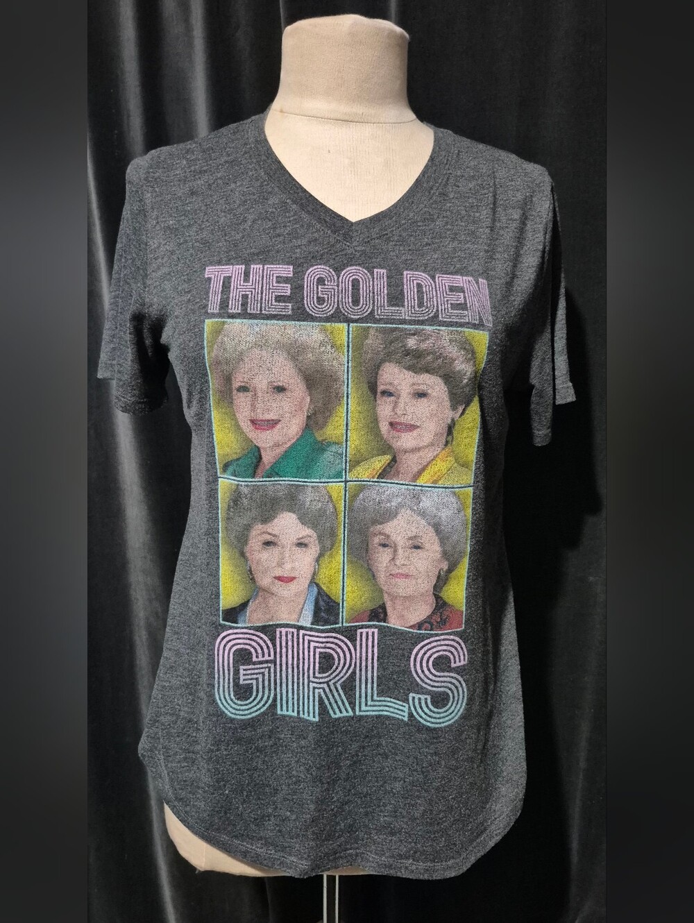 The Golden Girls Graphic  Tee - Charcoal (Box C)